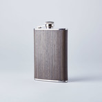 Flask // Gun Metal Ebony Wood