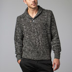 Shawl Collar Sweater // Black (L)
