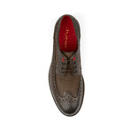 Bleecker Brogue Wing Tip Derby // Dark Brown (US: 11)