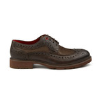 Bleecker Brogue Wing Tip Derby // Dark Brown (US: 11)