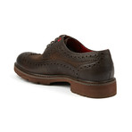 Bleecker Brogue Wing Tip Derby // Dark Brown (US: 11)