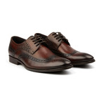 Pissaro Embelished Wing Tip Derby // Brown (US: 8)