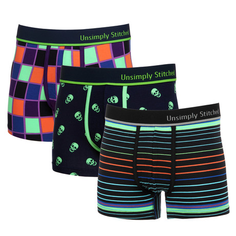 Suit Your Mood Trunks // Pack of 3 (S(28"-30"))