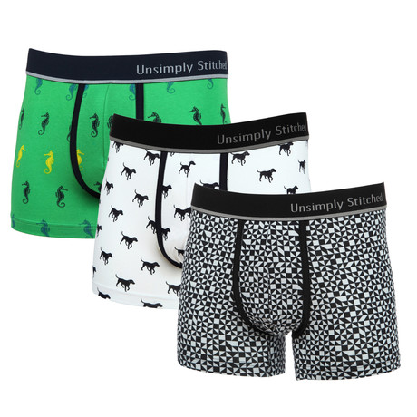 Under the Sea Trunks // Pack of 3 (S(28"-30"))