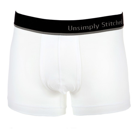 Solid Trunks // White (S(28"-30"))
