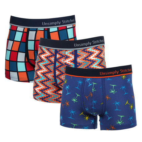 One a Day Trunks // Pack of 3 (S(28"-30"))