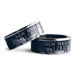 Double Sided State Quarter Ring // New Jersey (Size 7)