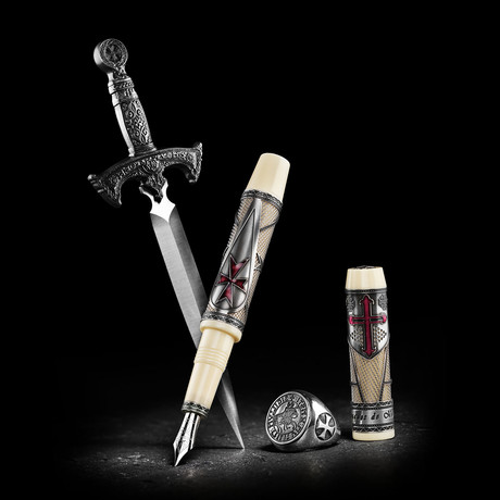 Jacques De Molay "The Last Knight Templar" Fountain Pen // Limited Edition