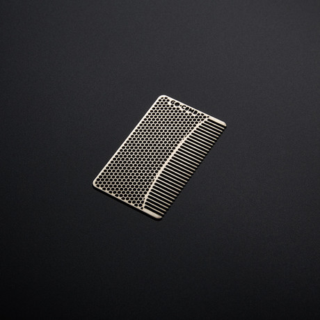 Fine Tooth Mesh Comb (Stainless Steel)