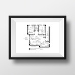 Friends // Ross Geller Apartment // Artist Signed