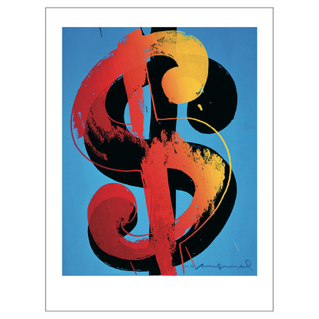 Andy Warhol // One Dollar Sign // 2000 Offset Lithograph
