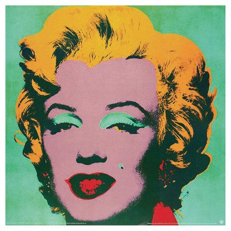Marilyn // Green (25.5"W x 25.5"H)