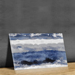 Indigo Strata (12"W x 24"H // Paper Print)