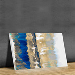 Resonate // Gold + Blue (12"W x 24"H // Paper Print)