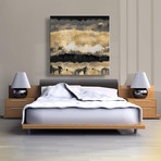 Spectrum // Gold + Black (24"W x 32"H // Paper Print)