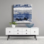 Indigo Gradations (20"W x 20"H // Paper Print)