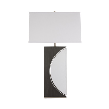 Half Moon // Table Lamp (Charcoal Gray)