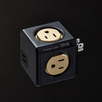 Edge Industry // PowerCube Original USB Surge Protected // Black + Gold // Limited Edition (Pack of 1)