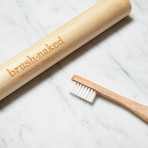 Bamboo Toothbrush + Bamboo Travel Tube Bundle