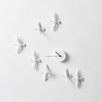 Migrant Bird Clock (V-Formation)
