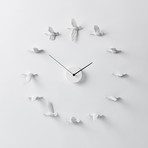 Migrant Bird Clock (V-Formation)