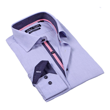 Button-Up Dress Shirt // Grey (S)