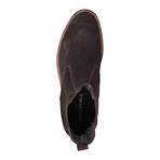 Filippo Color Block Suede Chelsea // Dark Brown (Size: 40 (Euro))