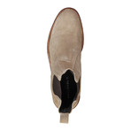 Filippo Color Block Suede Chelsea // Saddle Brown (Size: 40 (Euro))