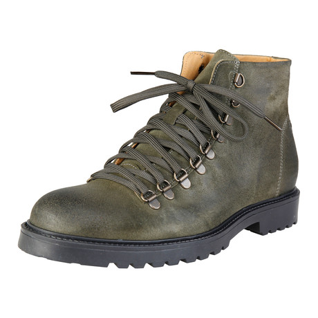 Ferdinando Lace-Up Boot // Green (Size: 40 (Euro))