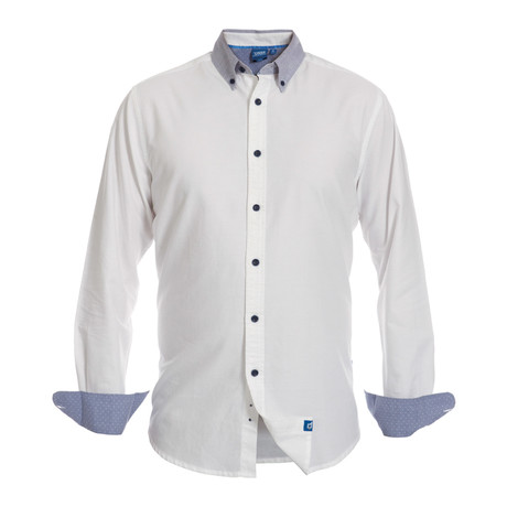 Mount Button-Up Shirt // White (1XL)