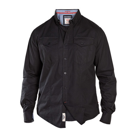 Lionel Button-Up Shirt // Black (1XL)
