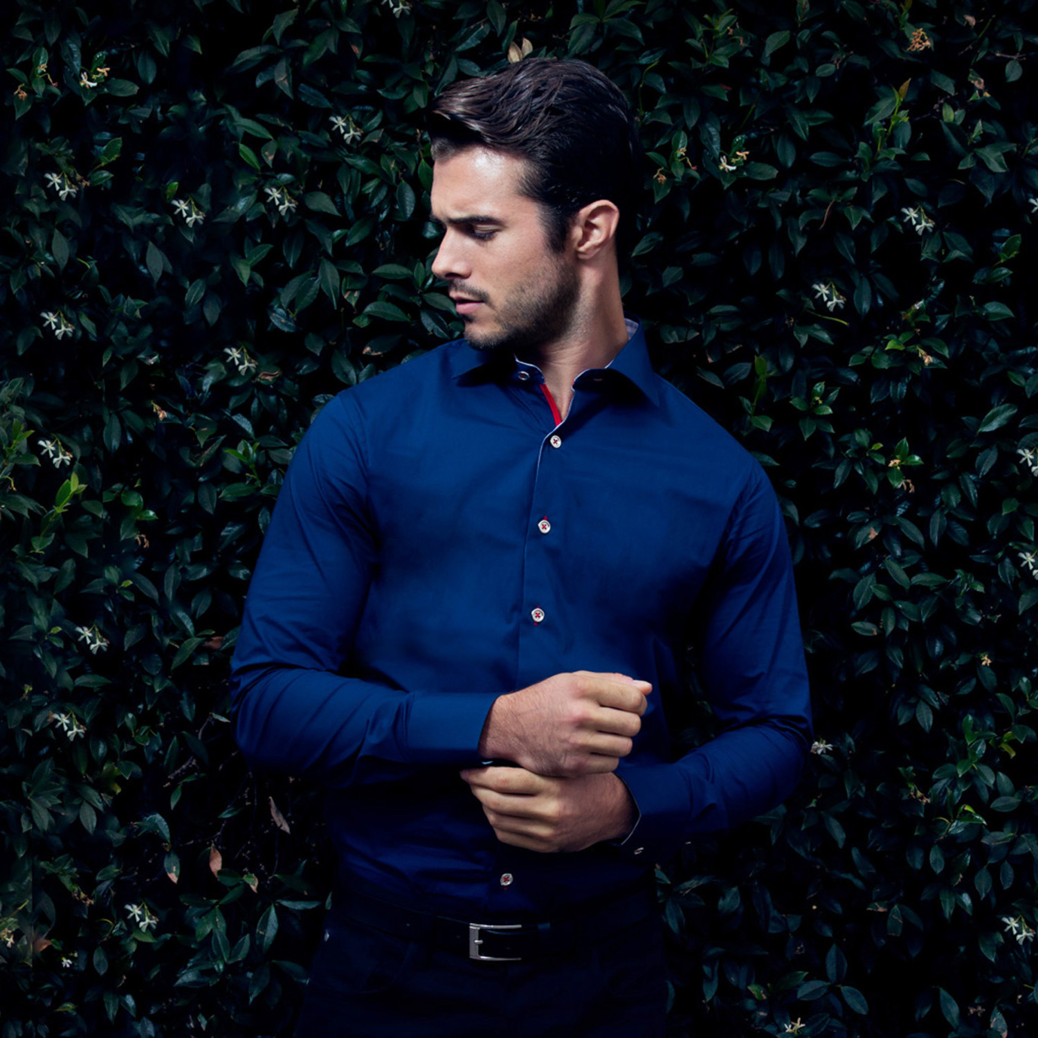Button-Up Dress Shirt // Baby Blue Texture (XL) - Menswear Essentials ...