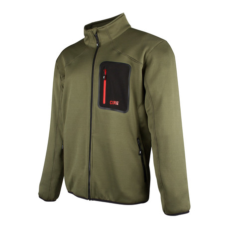 Indy Tech Fleece Jacket // Army (S)