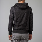 Lyndon Windbreaker // Caviar (S)