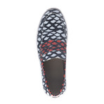 Larry Penny Loafer Sneaker // Black + Grey + Red (Euro: 44)