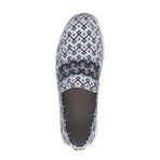 Kelvin Penny Loafer Sneaker // Grey + Black + Red (Euro: 45)