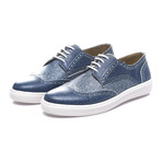 Canatan // Miles Wingtip Derby Sneaker // Blue (Euro: 45)