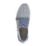 Andrew Double Monk Strap Sneaker // Grey + Navy (Euro: 45)