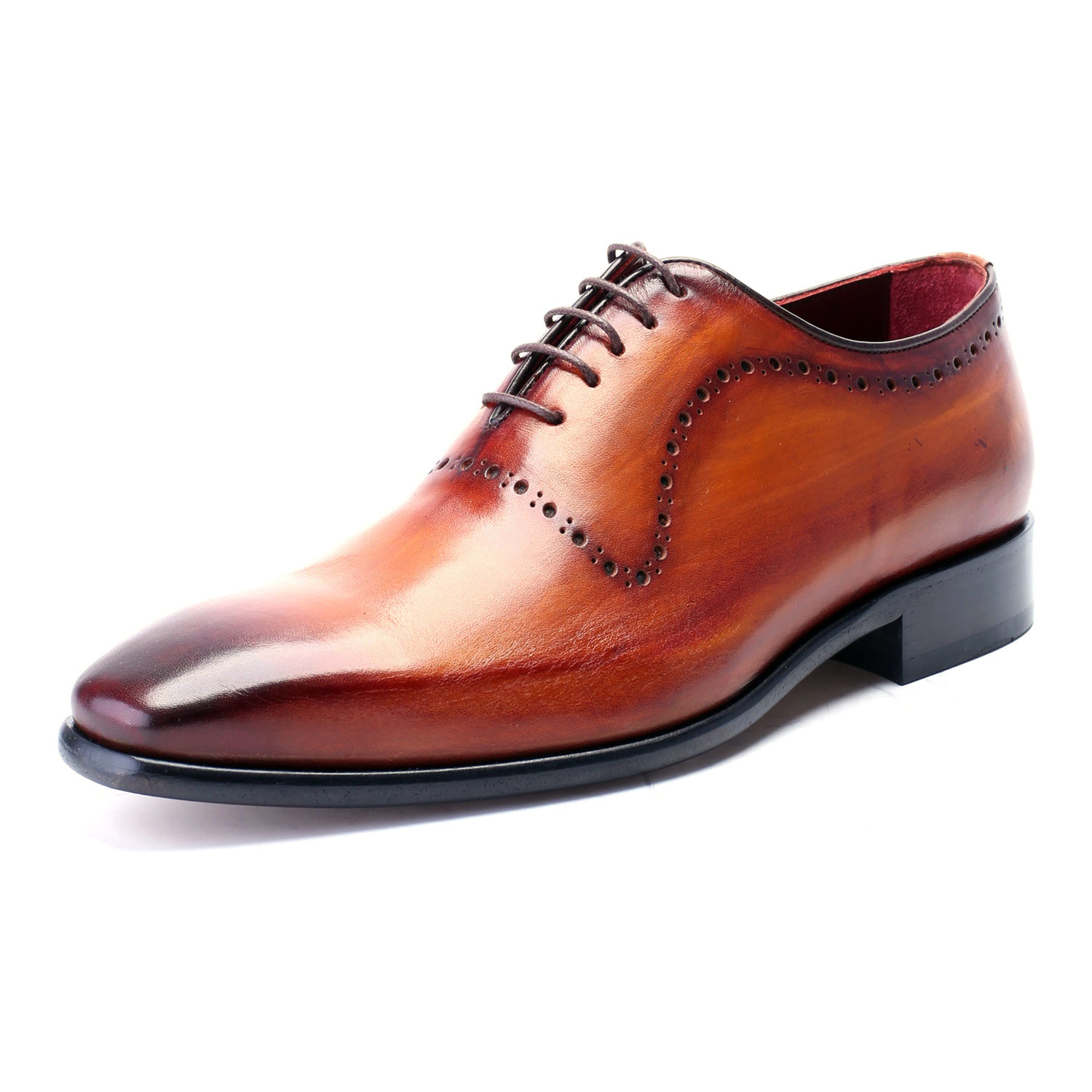 Dot Perforated Oxford // Tobacco (Euro: 39) - Deckard Shoes - Touch of ...