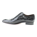 Crocodile Buckled Dress Shoe // Black (Euro: 44)