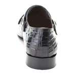 Crocodile Buckled Dress Shoe // Black (Euro: 44)