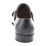 Two-Toned Buckled Dress Shoe // Black + Brown (Euro: 39)