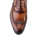 Burnished Wingtip Brogue // Tobacco (Euro: 40)