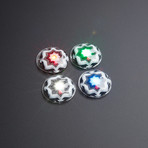 LED Light Stickers // Button Activated (Set of 4)