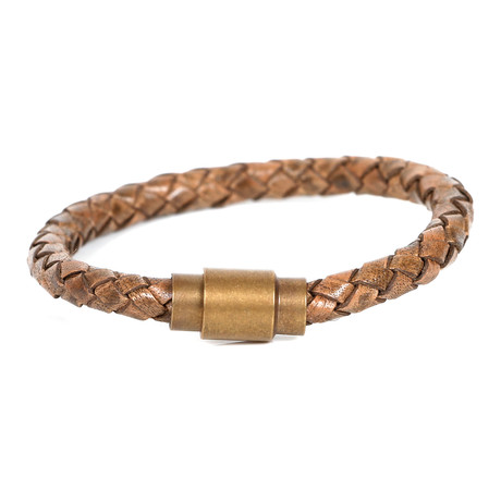 Nur Leather Bracelet // Brown