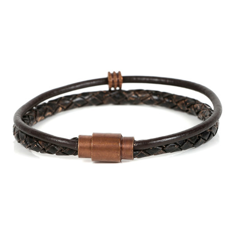 Bora Leather Bracelet // Brown