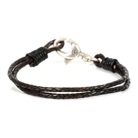 Hale Leather Bracelet // Black