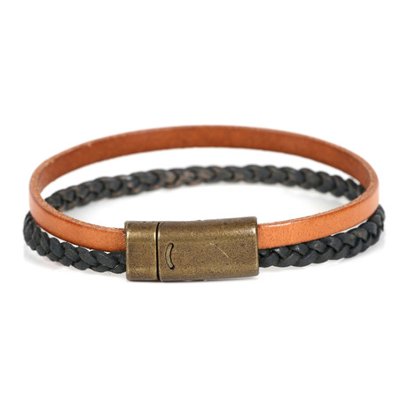 Sila Leather Bracelet // Brown