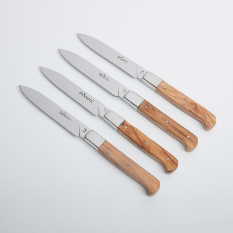 Lynden // Olive Wood Steak Knives // 4 Piece