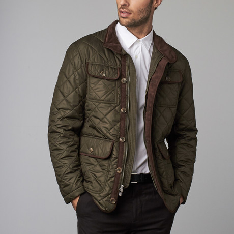 Pine Ridge Quilted Jacket // Olive (XS)